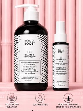 BondiBoost HG Shampoo & Heat Protect Spray